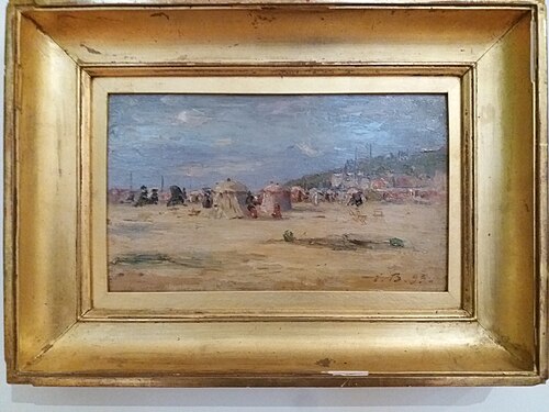 La Plage, , Eugène Louis Boudin
