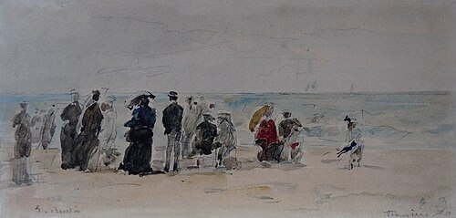 Trouville, , Eugène Louis Boudin