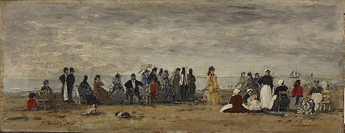 Trouville, 1871, Eugène Louis Boudin
