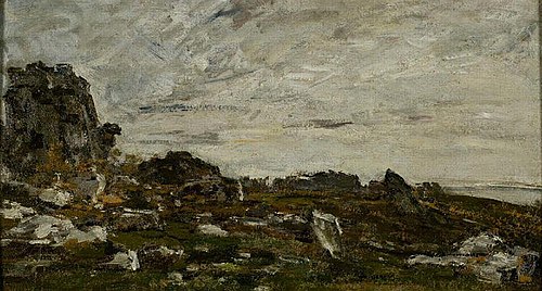 Environs de Plougastel, 1870, Eugène Boudin