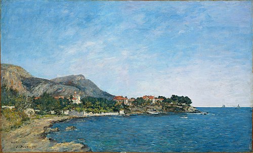 Beaulieu: The Bay of Fourmis, 1892, Eugène Louis Boudin