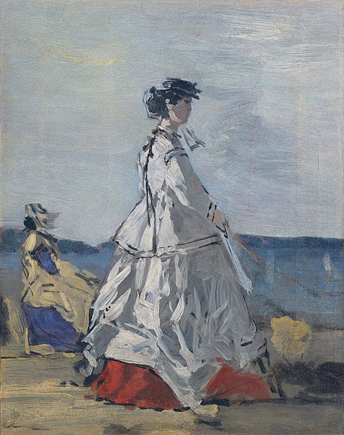 Princess Pauline Metternich (1836–1921) on the Beach, 1865, Eugène Louis Boudin