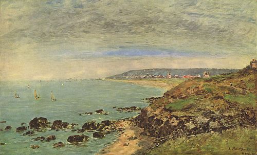 La côte atlantique près de Benerville, 1897, Eugène Boudin
