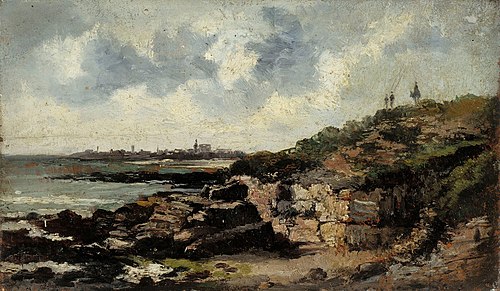 Shore Landscape, Le Havre, , Eugène Louis Boudin