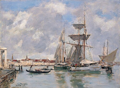 Venice, The Grand Canal, 1895, Eugène Louis Boudin