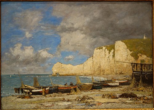 Étretat, 1891, Eugène Boudin