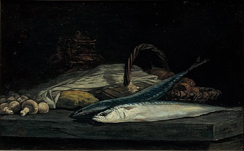 Still-life, 1858, Eugène Louis Boudin