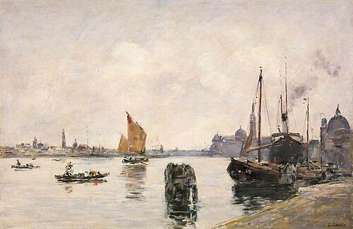 Venice, 1895, Eugène Louis Boudin