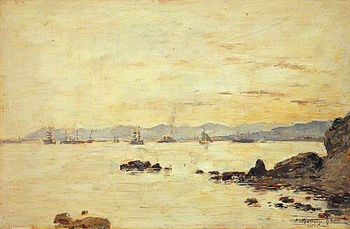 Golfe-Juan, 1893, Eugène Louis Boudin