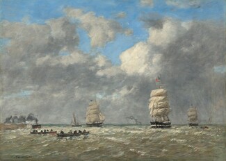 Le Havre, 1883, Eugène Louis Boudin