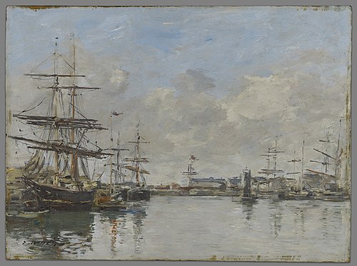 The Harbor of Le Havre, 1887, Eugène Louis Boudin