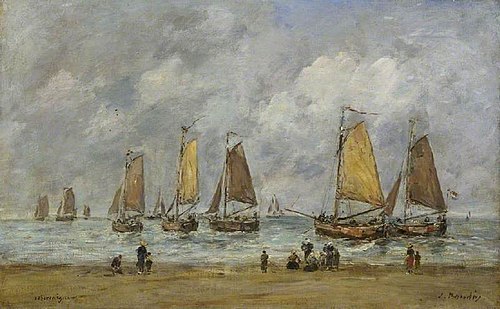 Scheveningen, , Eugène Louis Boudin