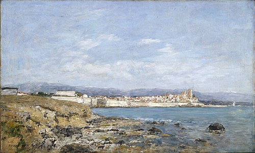 View of Antibes, 1893, Eugène Louis Boudin