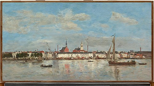 Quai à Anvers, 1874, Eugène Boudin
