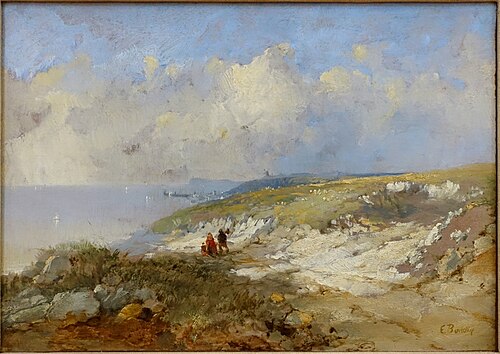 The Cove, 1871, Eugène Boudin