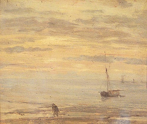 Sea Piece, Evening, , Eugène Louis Boudin