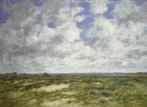 Berck, cloudy Landscape, 1882, Eugène Louis Boudin