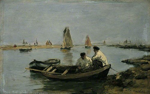 The Estuary, , Eugène Louis Boudin