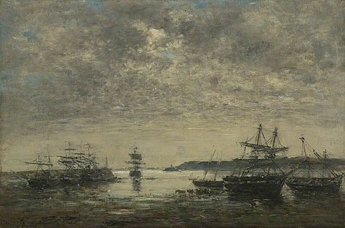 Le Havre, l'avant-port, , Eugène Boudin