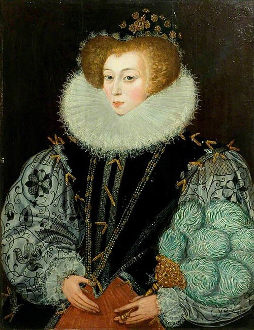Mrs John Croker, née Frances Kingsmill (c.1564–c.1627), 1580, George Gower