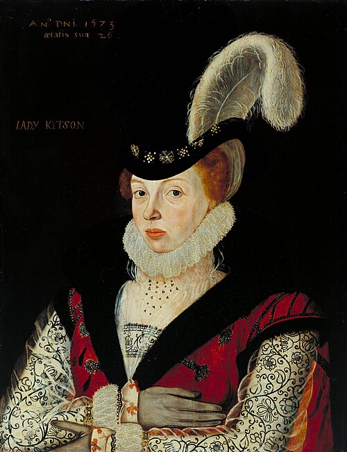 Lady Elisabeth Kytson, 1573, George Gower