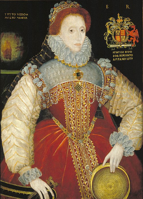 Plimpton Sieve Portrait of Queen Elizabeth I, 1579, George Gower