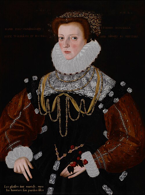 Lady Philippa Coningsby, 1578, George Gower