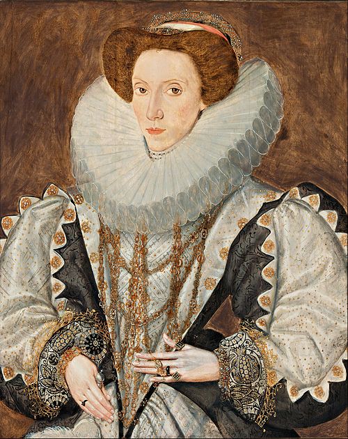 Portrait of a lady, 1590, George Gower