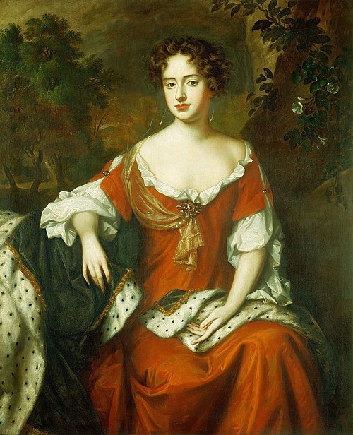 Queen Anne (1665–1714) when Princess of Denmark, 1683, Willem Wissing