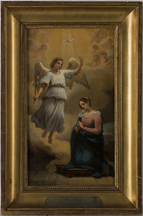 Esquisse pour l'église Notre-Dame-de-Lorette : L'Annonciation, 1833, François Dubois