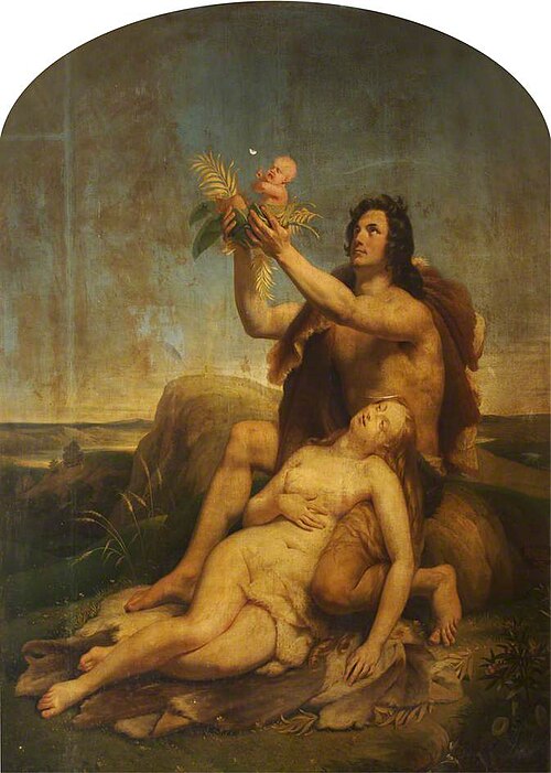 The Birth of Cain, 1831, Théophile Vauchelet