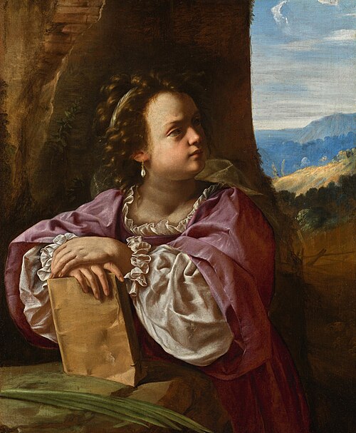 Sainte Catherine d'Alexandrie, 1640, Artemisia Gentileschi