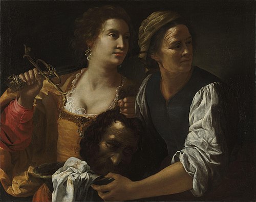 Judith and her Maidservant with the Head of Holofernes, 1639, Artemisia Gentileschi