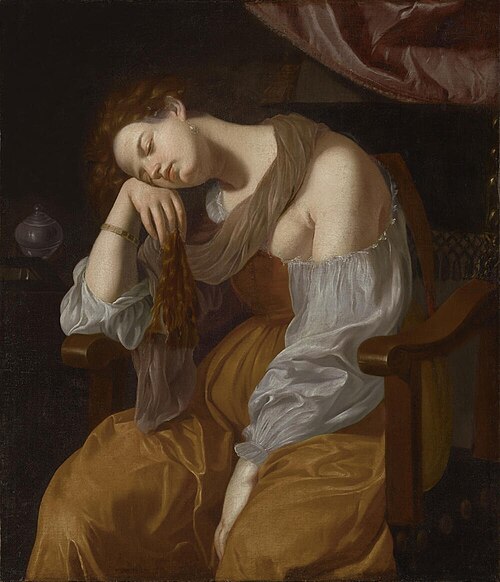 Marie Madeleine pénitente, 1625, Artemisia Gentileschi