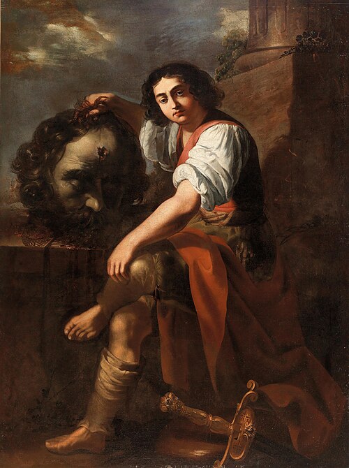 David with the head of Goliath, 1650, Artemisia Gentileschi
