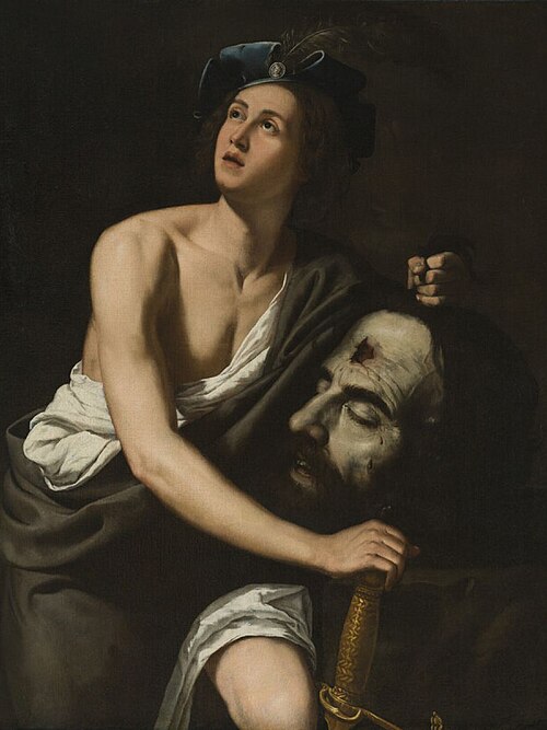 David avec la tête de Goliath, 1610, Artemisia Gentileschi