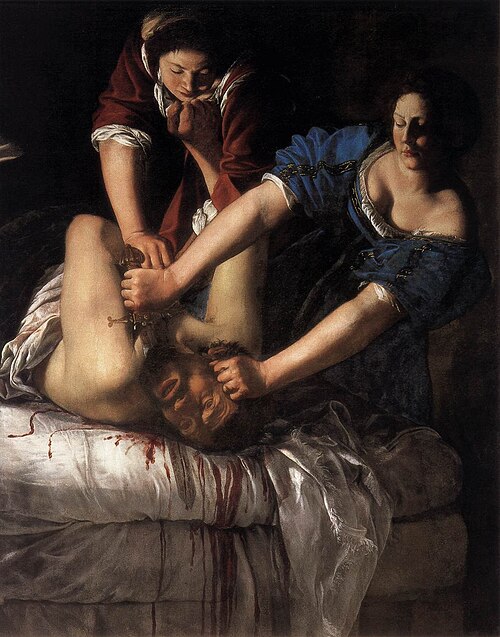Judith Slaying Holofernes, 1613, Artemisia Gentileschi