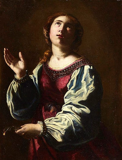 Sainte Apolline, 1642, Artemisia Gentileschi