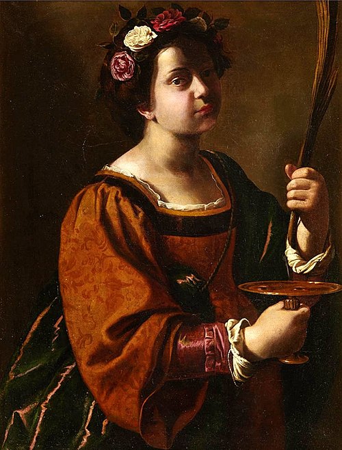Sainte Lucie, 1642, Artemisia Gentileschi