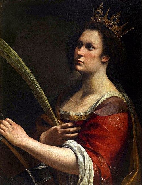 Saint Catherine of Alexandria, 1615, Artemisia Gentileschi