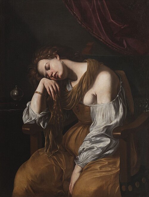 Repentant Mary Magdalene, 1625, Artemisia Gentileschi