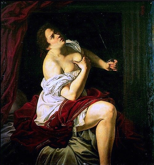 Lucretia, 1625, Artemisia Gentileschi