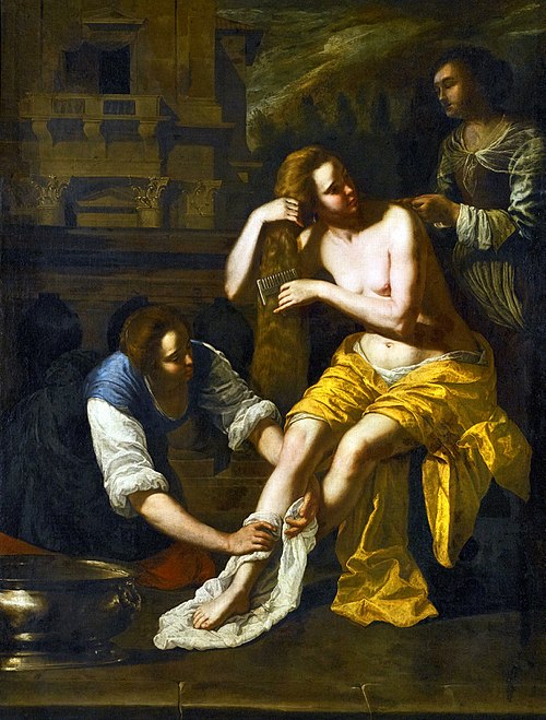 Bathsheba at Her Bath, 1638, Artemisia Gentileschi