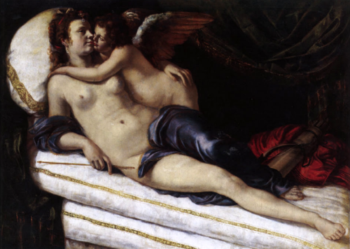 Venus Embracing Cupid, 1640, Artemisia Gentileschi