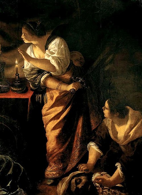 Judith et sa servante avec la tête d'Holopherne, 1645, Artemisia Gentileschi