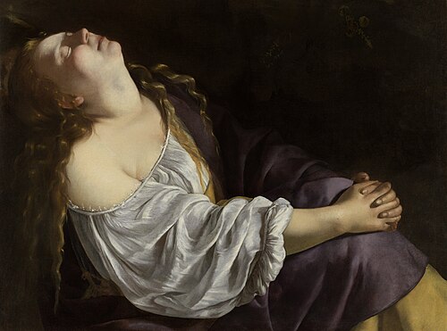 Mary Magdalene in Ecstasy, 1623, Artemisia Gentileschi