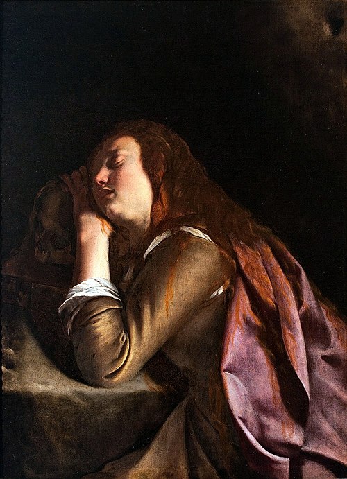 Penitent Magdalene, 1629, Artemisia Gentileschi