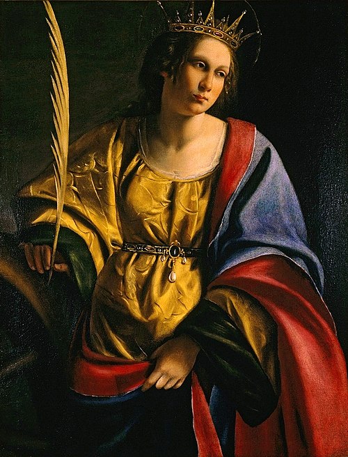 Sainte Catherine d'Alexandrie, 1620, Artemisia Gentileschi