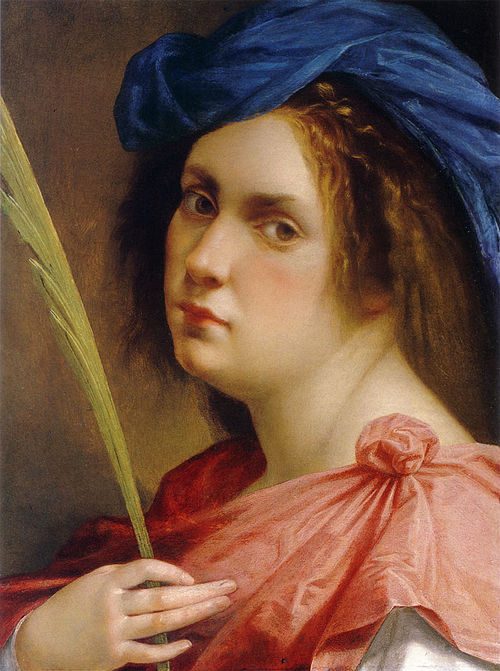 Self-Portrait as a Female Martyr, 1615, Artemisia Gentileschi
