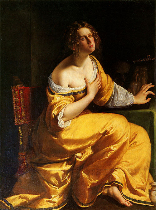 Conversion of the Magdalene, 1620, Artemisia Gentileschi